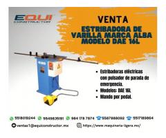 Venta de Estribadora de Varilla Marca Alba Modelo DAE 16L.