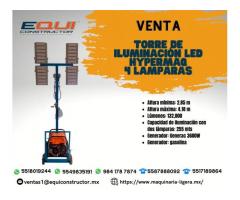 Venta de Torre de Iluminación LED Hypermaq 4 Lamparas.