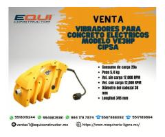 Venta de Vibradores para Concreto Eléctricos Modelo VE3HP CIPSA.