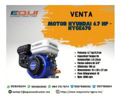 Venta de Motor Hyundai 6.7 HP - HYGE670.