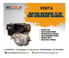 Venta de Motor MPOWER 13 HP con Arranque Manual.