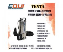 Venta de Bomba de Agua Eléctrica Hyundai 850W - HYWSA850.