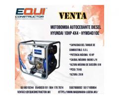 Venta motobomba autocebante a diesel hywd4010