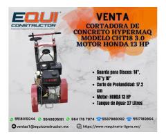 CORTADORA DE CONCRETO HYPERMAQ MODELO CHT18 3.0 MOTOR HONDA 13 HP