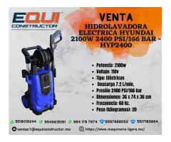 HIDROLAVADORA ELECTRICA HYUNDAI 2100W 2400 PSI/166 BAR-HYP2400