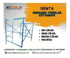 RENTA DE ANDAMIO TUBULAR ESTANDAR