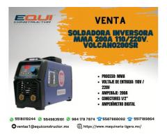 SOLDADORA INVERSORA MMA 200A110/220 VOLCANO 200SR