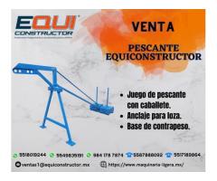 Venta Pescante Equiconstructor