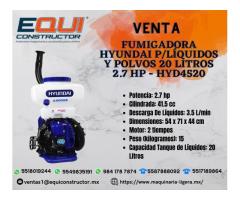 Venta Fumigadora Hyundai P/Líquidos y Polvos