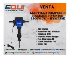 Venta de Martillo Rompedor Hammer Hyundai 2200W 78J-HYMR78E.