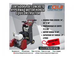 CORTADORA DE CONCRETO HYPERMAQ MOTOR HONDA.