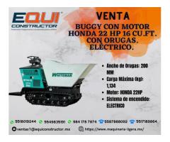 BUGGY CON MOTOR HONDA 22 HP 16 CU CON ORUGAS ELECTRICO