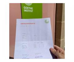 Buy Goethe A1, Telc  Certificates Without Exam WhatsApp+44 7404 565229