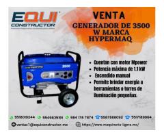 Venta de Generador de 3500 W Marca Hypermaq.