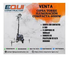 Venta de CIPSA Torre de Iluminación Compacta 6000W.