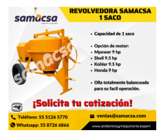 Revolvedor equipo Samacsa con capacidad para 1 saco