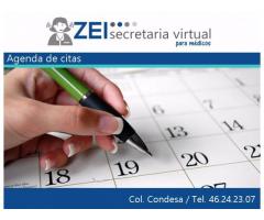 SECRETARIA VIRTUAL para médicos desde $ 990 pesos mensuales