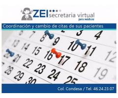 SECRETARIA VIRTUAL para médicos desde $ 990 pesos mensuales