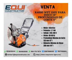 K4000 WET 120V PARA disco 14¨ EQUI