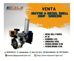 Venta de Motor a Diésel Shell 20HP - SHDE200.