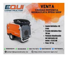 Venta de Unidad Potencia Hidráulica PP518 18HP.