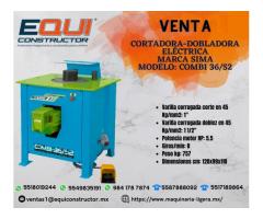 Venta de Cortadora-Dobladora Eléctrica Marca SIMA Modelo: COMBI 36/52.