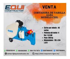 Venta de Cortadora de Varilla ALBA Modelo C55L.