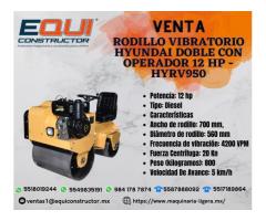 Venta Rodillo Vibratorio Hyundai HYRV950 en Nuevo León