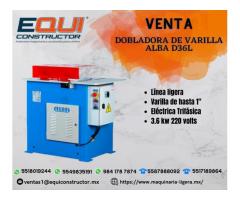 Venta de Dobladora de Varilla ALBA D36L.