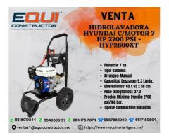Venta Hidrolavadora Hyundai C/Motor en Sinaloa