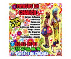 DIVERSION SHOW PREMIOS PAYASOS EN CHALCO