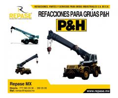 VENTA DE REFACCIONES PARA GRÚAS P&H