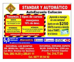 Autoescuela Culiacan clases aqui