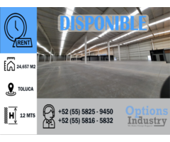 Nave industrial en renta en Toluca