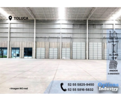 Disponibilidad inmediata de renta de almacén industrial en Toluca