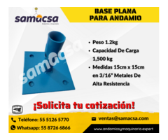 Base Plana, estabilizadora Para Andamio