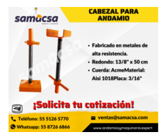 Cabezal Nivelador para cuerpo de Andamio