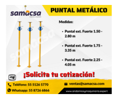 Puntal, pie derecho, equipo para Cimbra