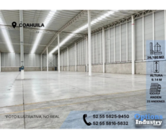 Gran nave industrial para rentar en Coahuila