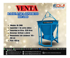 Bacha para concreto BH-2000