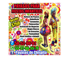 RUTINAS REGALOS PAYASOS SHOW EN CHALCO