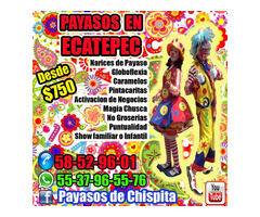 RUTINAS REGALOS PAYASOS SHOW EN ECATEPEC