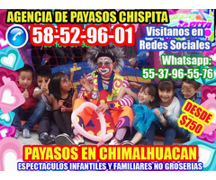 DIVERSION SHOW SORPRESAS PAYASOS EN CHIMALHUACAN