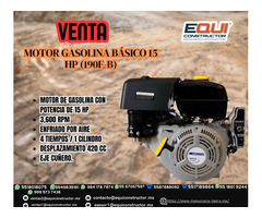 Motor a gasolina básico 15 HP (190F-B)