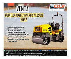 Venta Rodillo doble Wacker neuson RD27