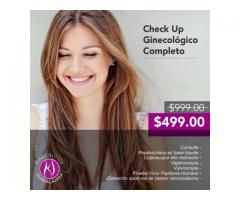 MEGA PROMOCIÓN "PAQUETE GINECOLÓGICO DE $999 A $499"