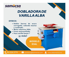 Dobladora de Varilla D42L la marca ALBA 