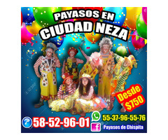 SORPRESAS CONCURSOS PAYASOS SHOW EN NEZA