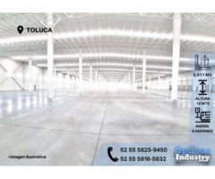 Renta de increíble nave industrial en Toluca