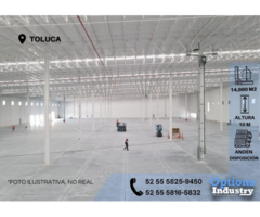 Renta en Toluca nave industrial